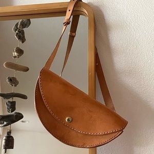 Handmade Leather Belt bag/ fanny pack